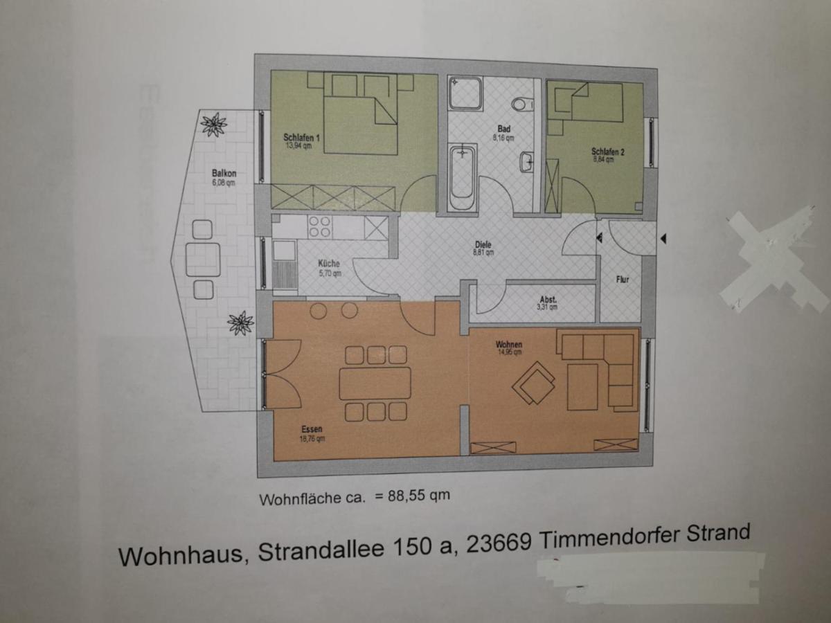 Strandallee 150A Timmendorfer Strand Exterior photo
